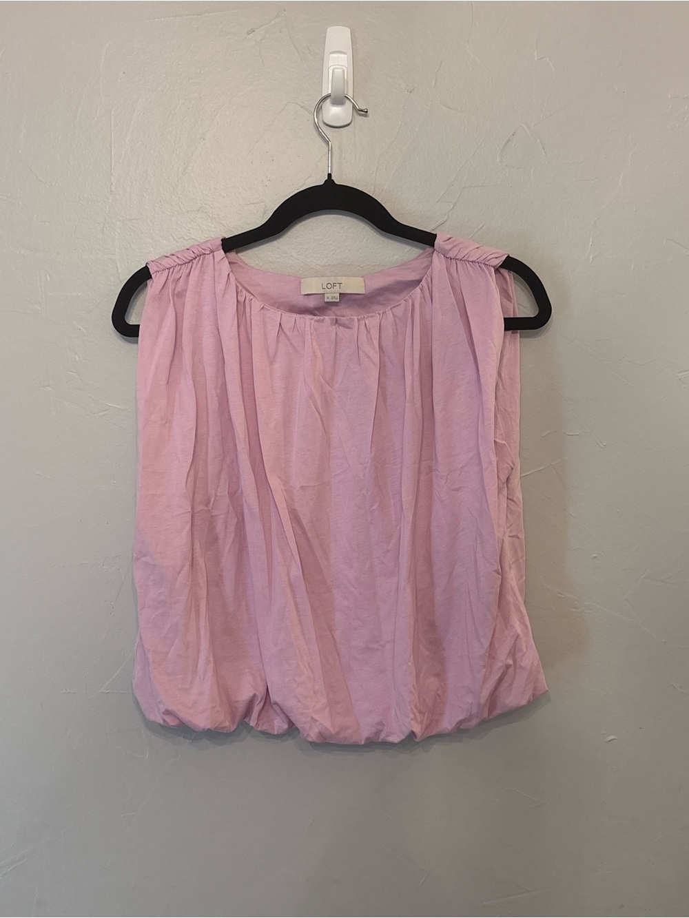 LOFT Pink Blouson Sleeveless Camisole
